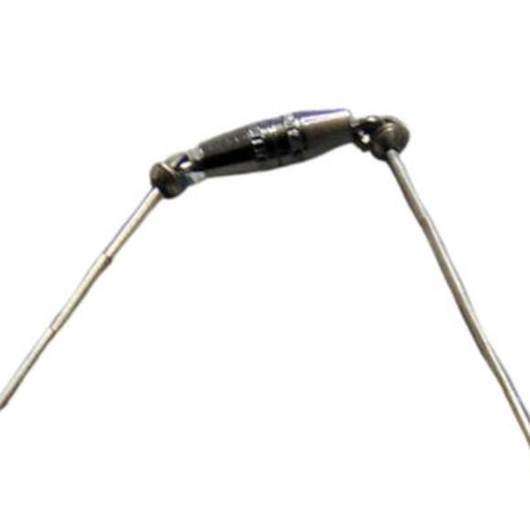 1970s Sterling Silver Liquid + Shell Beads + Turquoise Stone Necklace [Vintage] - Picture 5 of 5